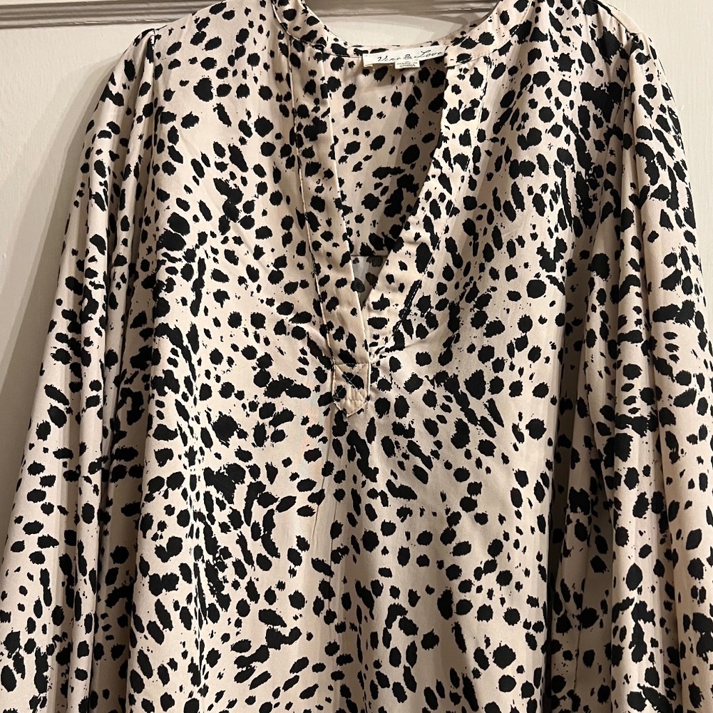 Leopard print blouse